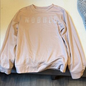 NOBULL woman’s Tan crewneck